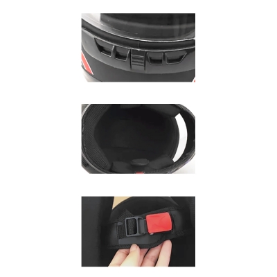 Мотошлем Defe черный матовый-3